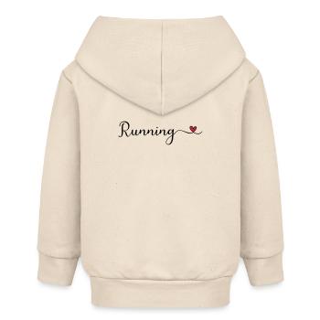 Courir - Veste à capuche bébé bio Stanley/Stella - écru doux - Dos