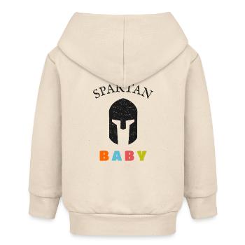 Spartanisches Baby - Baby Organic Kapuzenjacke Baby Connector von Stanley/Stella - Natur - Hinten