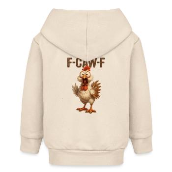 F Caw F Huhn - Baby Organic Kapuzenjacke Baby Connector von Stanley/Stella - Natur - Hinten