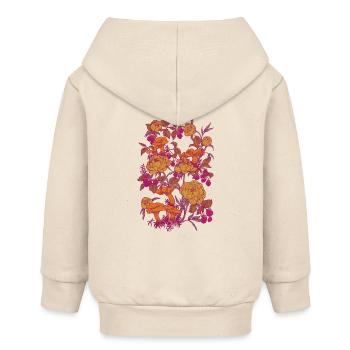 POUIVOINES ET CHANTERELLES - Veste à capuche bébé bio Stanley/Stella - écru doux - Dos