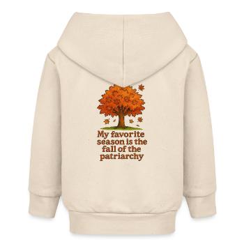 Herbstbaum: Fall des Patriarchats - Baby Organic Kapuzenjacke Baby Connector von Stanley/Stella - Natur - Hinten