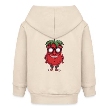 fruit - Veste à capuche bébé bio Stanley/Stella - écru doux - Dos