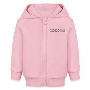 wuerfel_set__f1 - Baby Organic Kapuzenjacke Baby Connector von Stanley/Stella - Hellrosa - Vorne
