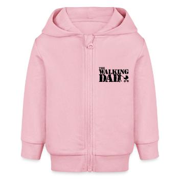 WALKING DAD - Baby Organic Kapuzenjacke Baby Connector von Stanley/Stella - Hellrosa - Vorne