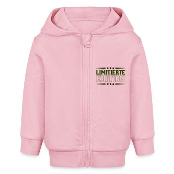 Limited Edition - Baby Organic Zip-up Hoodie by Stanley/Stella - cotton pink - Front
