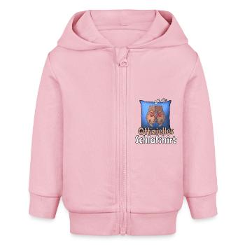 Offizielles Schlafshirt mit Ottern - Baby Organic Kapuzenjacke Baby Connector von Stanley/Stella - Hellrosa - Vorne