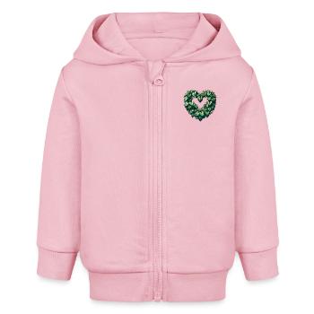 Gärtner - Baby Organic Kapuzenjacke Baby Connector von Stanley/Stella - Hellrosa - Vorne