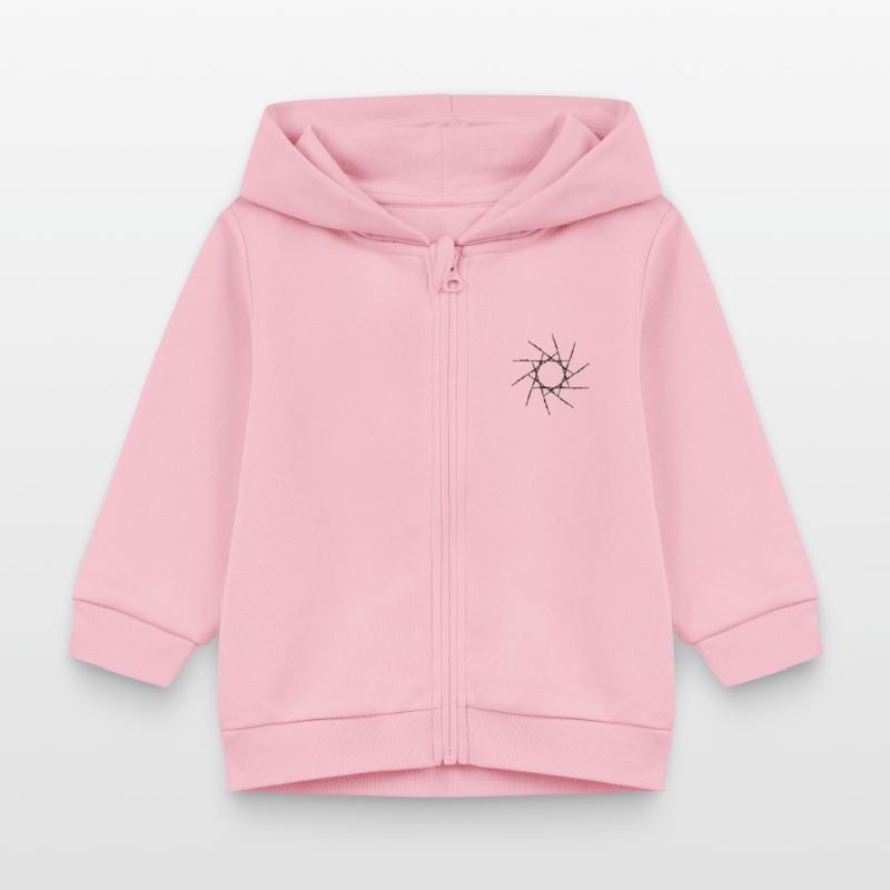 Lens Object | Gyro Lines | Vectorgraphic Baby Organic Zip-up Hoodie by Stanley/Stella