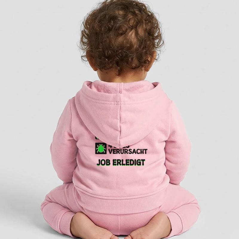 Open Source Bugfixing Bugs Developer Programmier Baby Organic Kapuzenjacke Baby Connector von Stanley/Stella