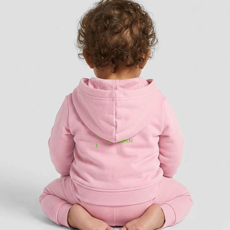 No Coffee No Code Programmer Computer Scientist Baby Organic Zip-up Hoodie by Stanley/Stella
