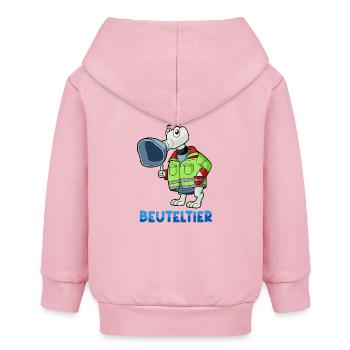 Marsupial / Service de secours et d’anesthésie - Veste à capuche bébé bio Stanley/Stella - rose pâle - Dos
