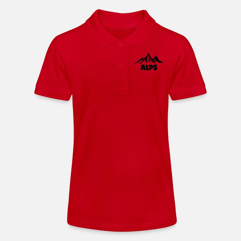 alps - Polo bio MINI SPRINTER Stanley/Stella Ado - rouge
