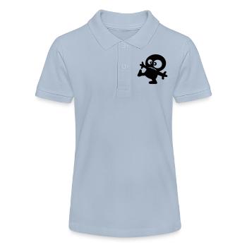 petit homme rigolo anime dessin cartoon - Polo bio MINI SPRINTER Stanley/Stella Ado - rouge - Devant
