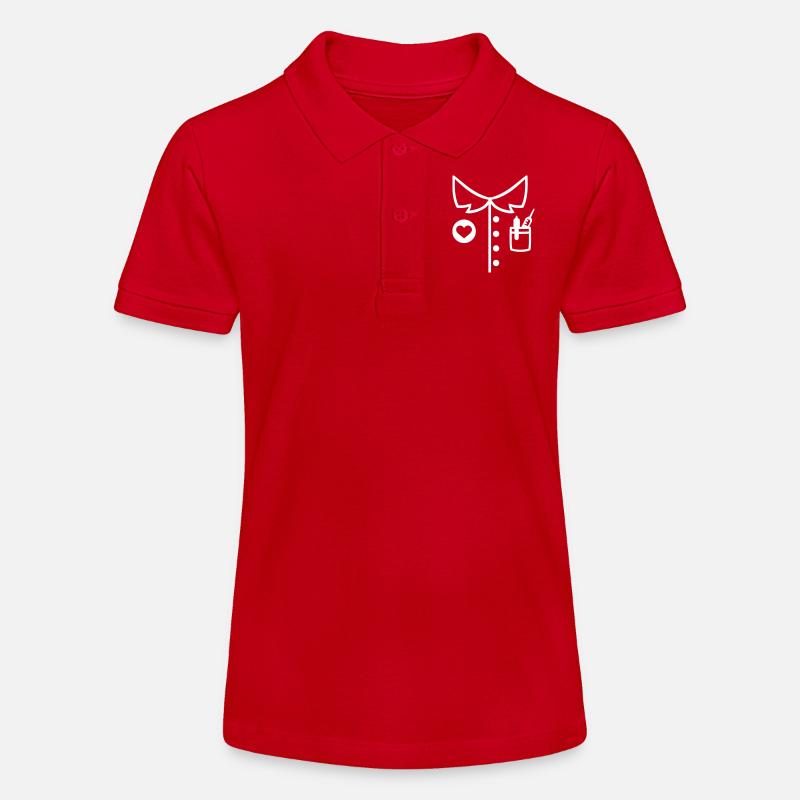 Infirmière - Polo bio MINI SPRINTER Stanley/Stella Ado - rouge