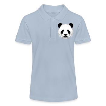 Geometrischer Panda - Stanley/Stella Teenager Bio-Poloshirt MINI SPRINTER - Rot - Vorne