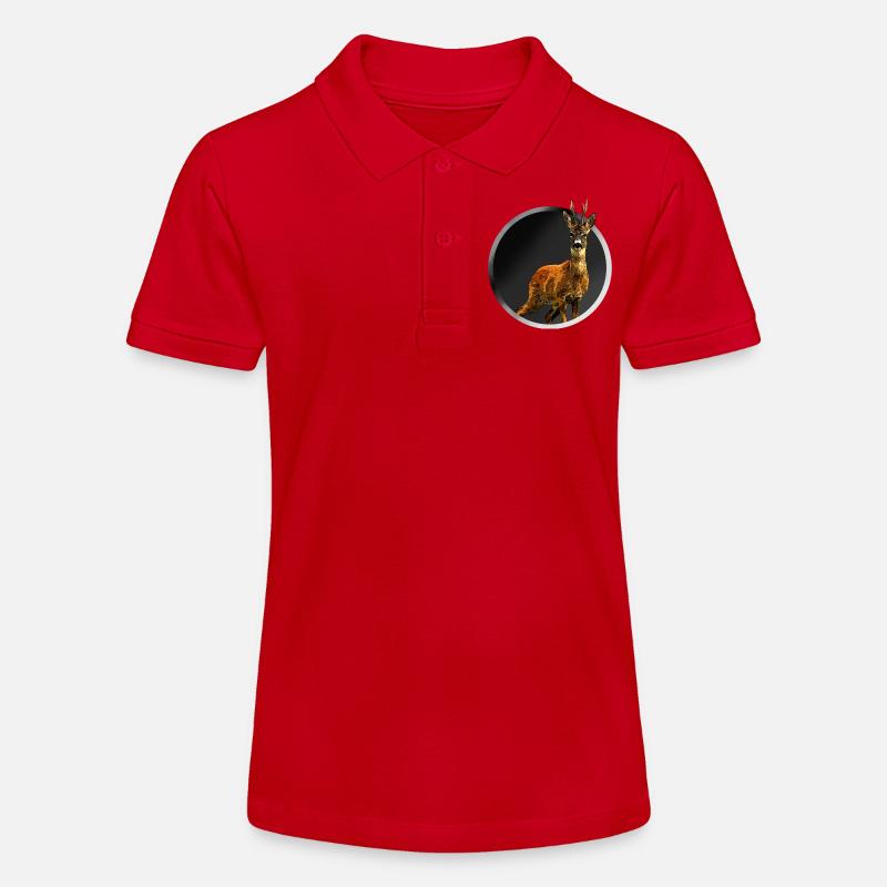 cerf - Polo bio MINI SPRINTER Stanley/Stella Ado - rouge