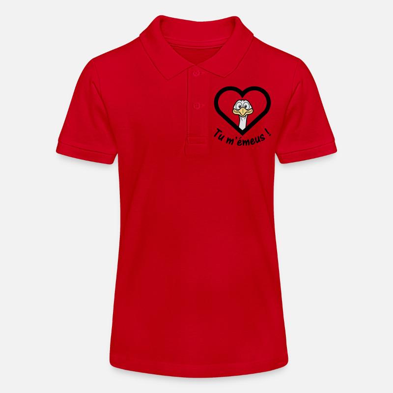 Tu m émeus - Polo bio MINI SPRINTER Stanley/Stella Ado - rouge