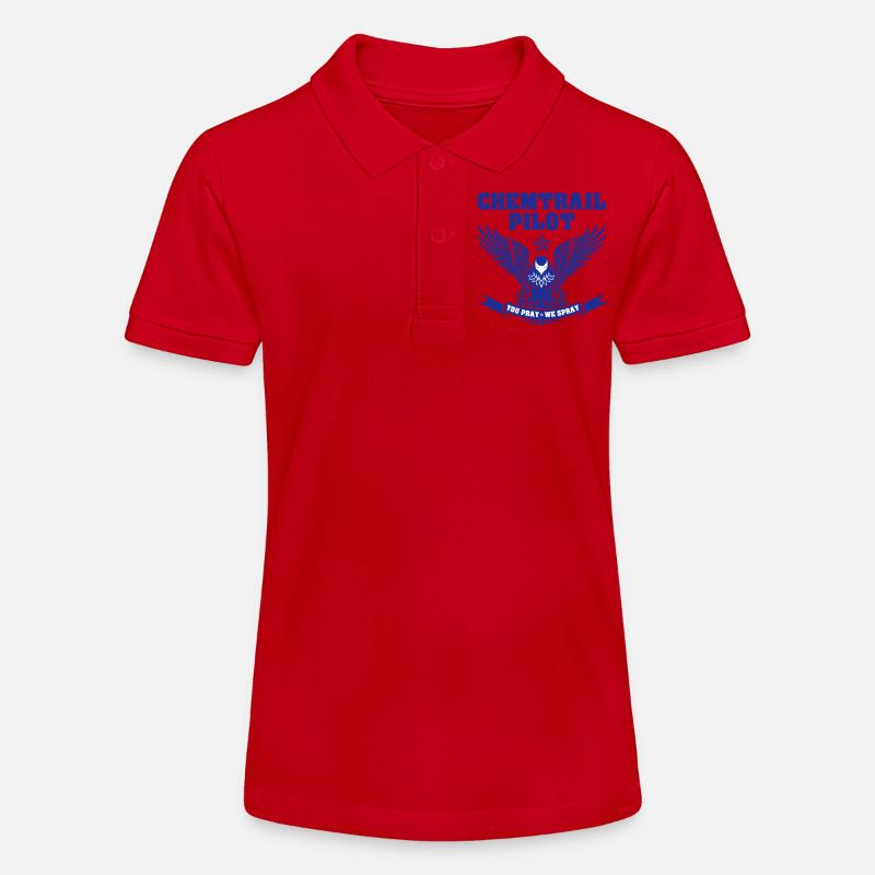 Chemtrail Pilote - Polo bio MINI SPRINTER Stanley/Stella Ado - rouge