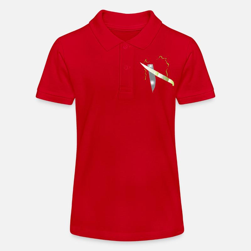 couteau - Polo bio MINI SPRINTER Stanley/Stella Ado - rouge