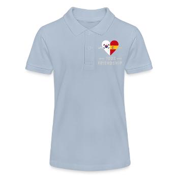 100 % amitié entre la Corée du Sud et l'Espagne - Polo bio MINI SPRINTER Stanley/Stella Ado - rouge - Devant