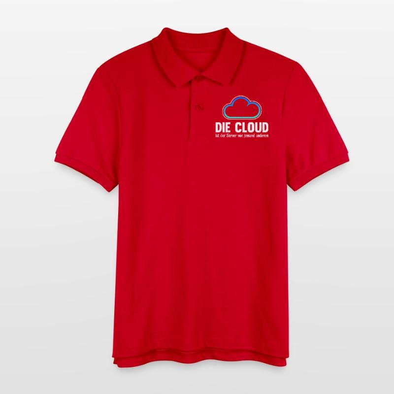 Coder THE CLOUD IS SOMEONE ELSE'S SERVER Stanley/Stella Teen Organic Polo Shirt MINI SPRINTER