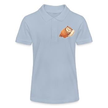 Hibou qui dort - Polo bio MINI SPRINTER Stanley/Stella Ado - rouge - Devant