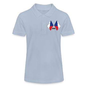 RÉPUBLIQUE TCHÈQUE – Drapeaux croisés - Polo bio MINI SPRINTER Stanley/Stella Ado - rouge - Devant