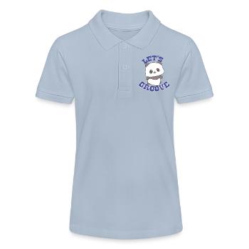 Panda - Lass Grooven - Stanley/Stella Teenager Bio-Poloshirt MINI SPRINTER - Rot - Vorne