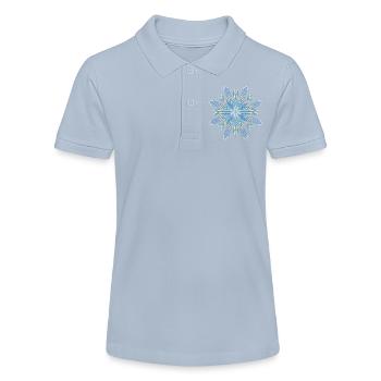 Ethno étoile ornement ornement turquoise et argent - Polo bio MINI SPRINTER Stanley/Stella Ado - rouge - Devant
