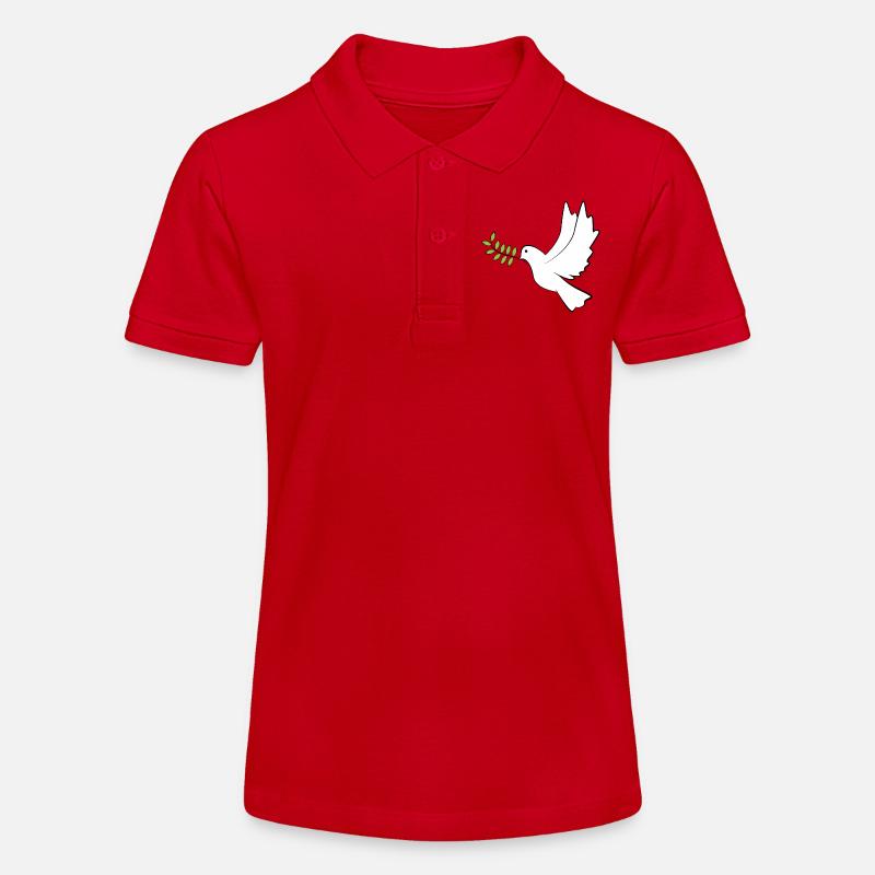 Colombe de la Paix - Polo bio MINI SPRINTER Stanley/Stella Ado - rouge