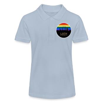 Wien Regebogen Skyline - Stanley/Stella Teenager Bio-Poloshirt MINI SPRINTER - Rot - Vorne