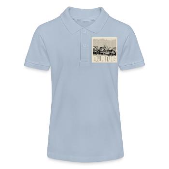 DJing Halftone Mix - Stanley/Stella Teen Organic Polo Shirt MINI SPRINTER - red - Front