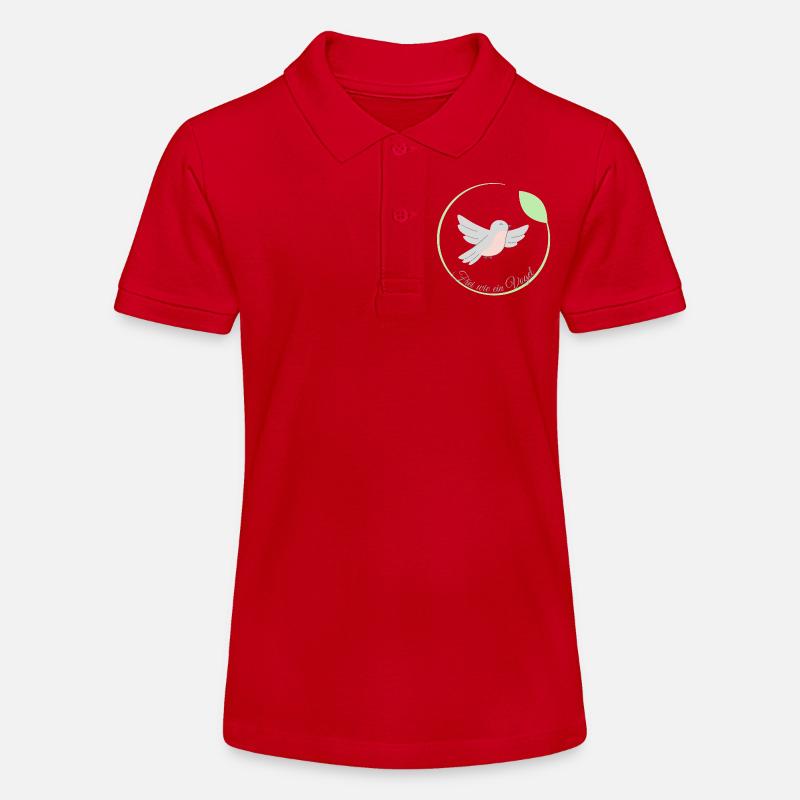 Libre comme un oiseau - Polo bio MINI SPRINTER Stanley/Stella Ado - rouge