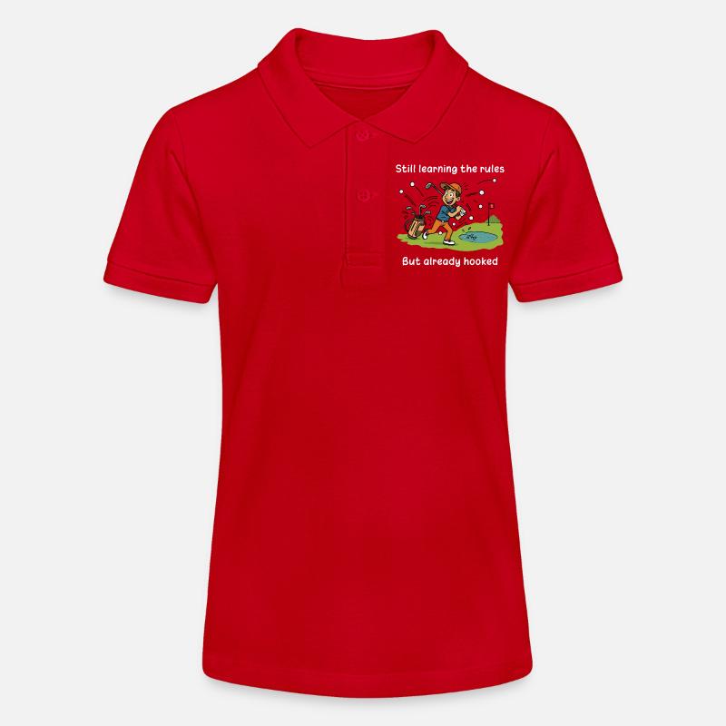 Golf - Apprentissage du style - Polo bio MINI SPRINTER Stanley/Stella Ado - rouge