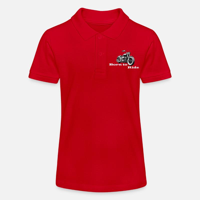 Né pour rouler blanc - Polo bio MINI SPRINTER Stanley/Stella Ado - rouge