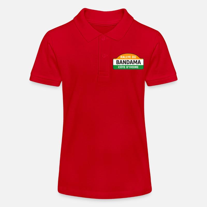 BANDAMA - Polo bio MINI SPRINTER Stanley/Stella Ado - rouge