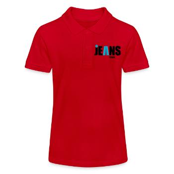 jeans wear mit punkt - Stanley/Stella Teenager Bio-Poloshirt MINI SPRINTER - Rot - Vorne