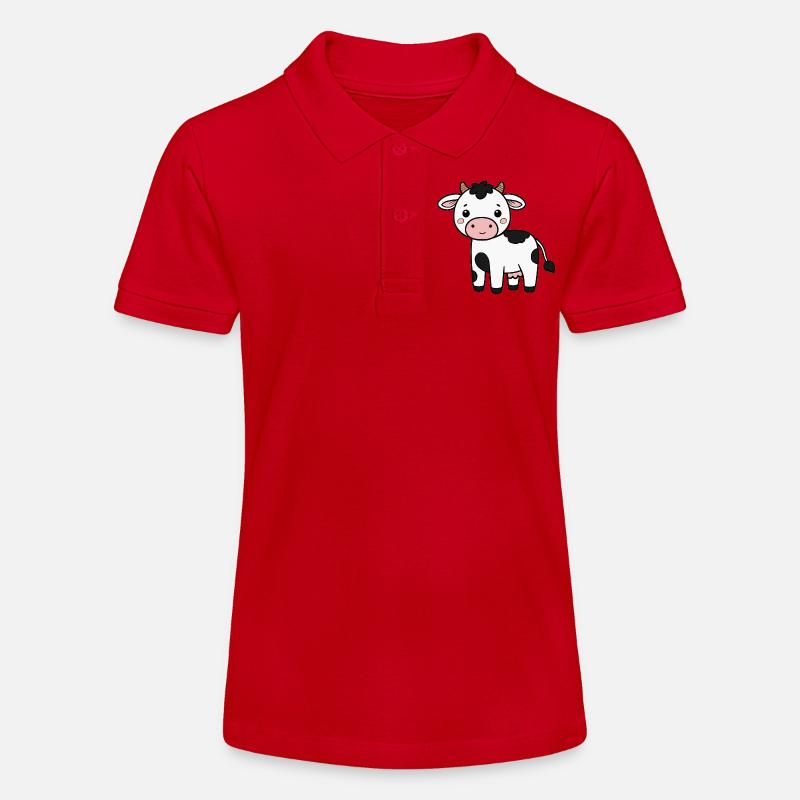 Vache Vaches - Polo bio MINI SPRINTER Stanley/Stella Ado - rouge