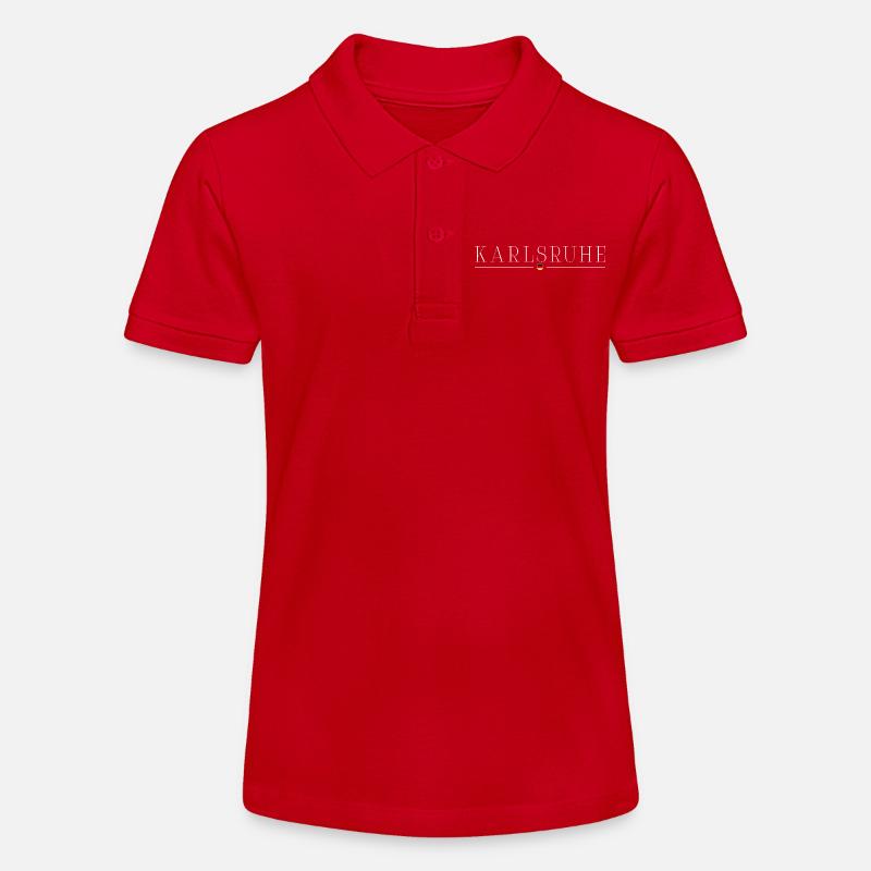T-shirt de fan de Karlsruhe – Pour de vrais fans - Polo bio MINI SPRINTER Stanley/Stella Ado - rouge