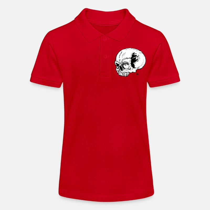 Crâne - Polo bio MINI SPRINTER Stanley/Stella Ado - rouge