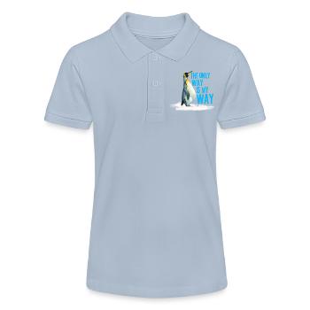 Lustiges Nihilist Penguin Meme T-Shirt geht weg. - Stanley/Stella Teenager Bio-Poloshirt MINI SPRINTER - Rot - Vorne