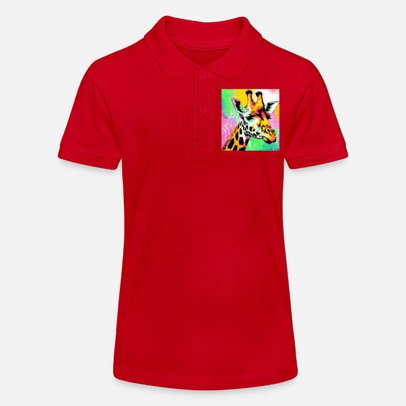 girafe - Polo bio MINI SPRINTER Stanley/Stella Ado - rouge