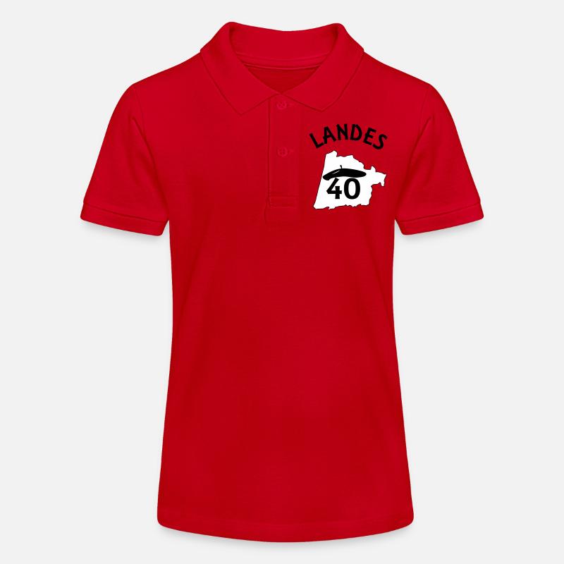 Landes - Polo bio MINI SPRINTER Stanley/Stella Ado - rouge