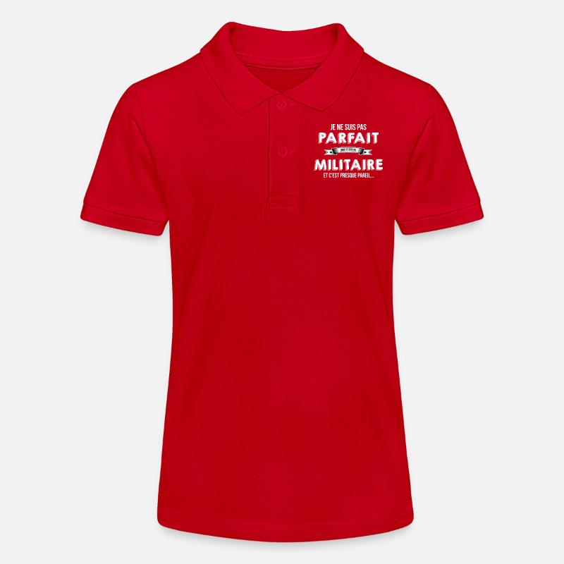 Militaire - Polo bio MINI SPRINTER Stanley/Stella Ado - rouge