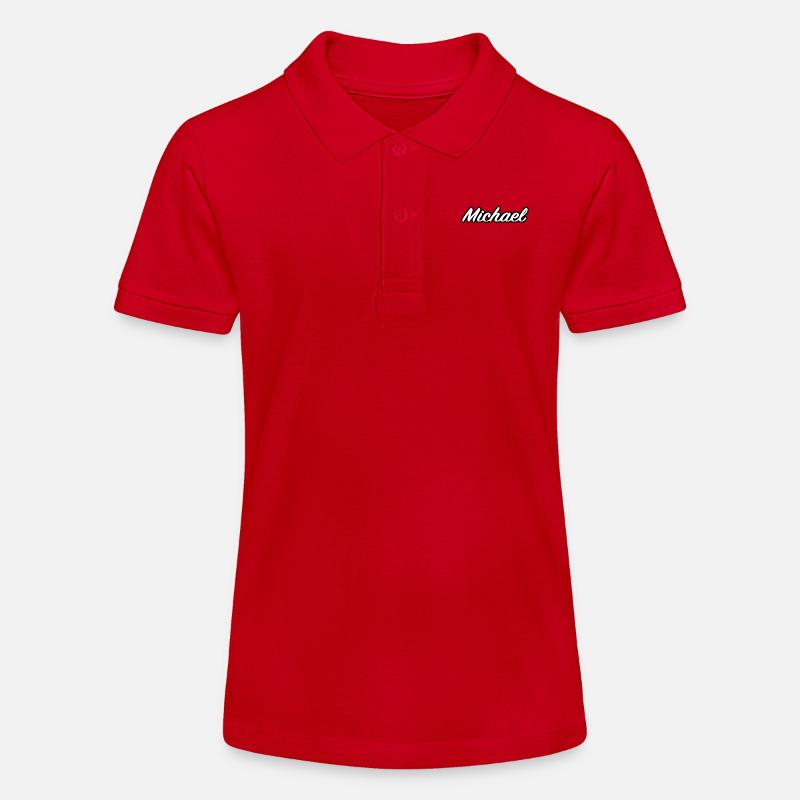 Michael Prénom Nom Idée cadeau - Polo bio MINI SPRINTER Stanley/Stella Ado - rouge