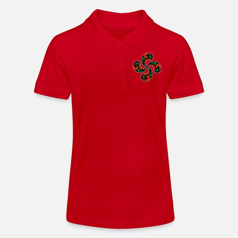 Croix Basque - Polo bio MINI SPRINTER Stanley/Stella Ado - rouge