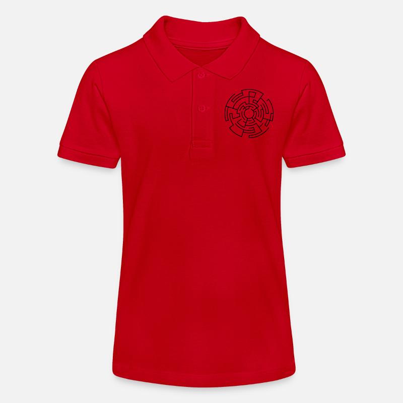 labyrinthe - Polo bio MINI SPRINTER Stanley/Stella Ado - rouge