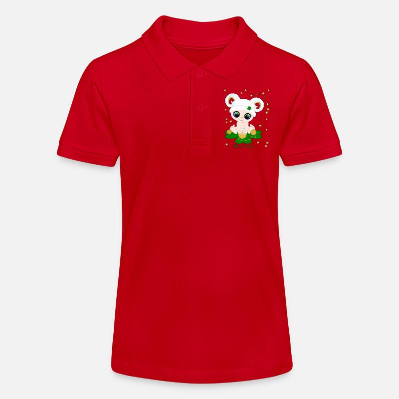 sternzeichen_aries - Polo bio MINI SPRINTER Stanley/Stella Ado - rouge
