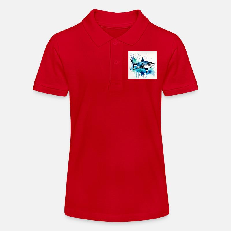 Requin - Polo bio MINI SPRINTER Stanley/Stella Ado - rouge