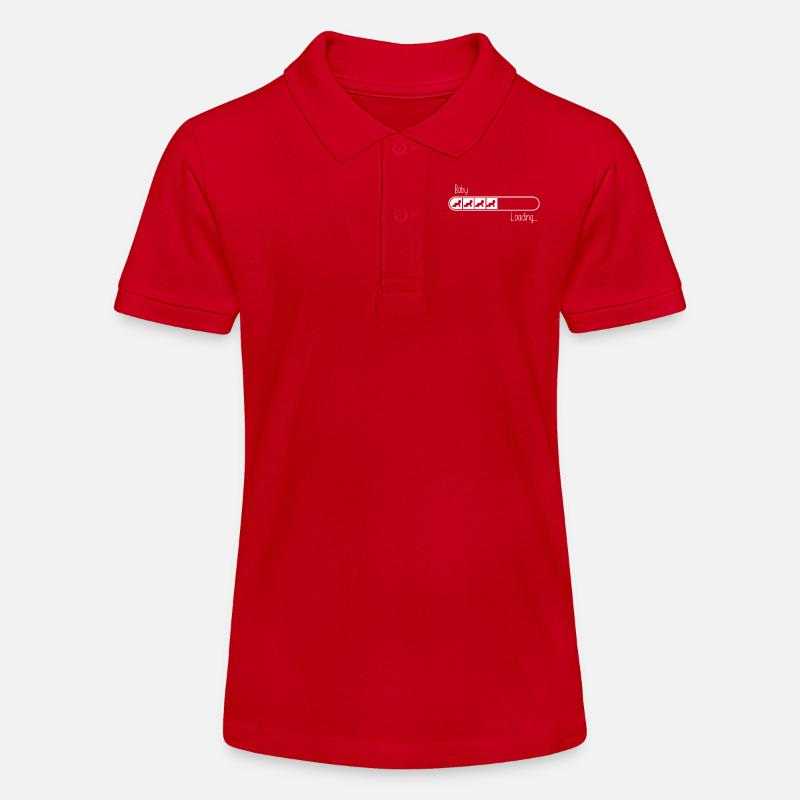 Grossesse Grossesse - Polo bio MINI SPRINTER Stanley/Stella Ado - rouge